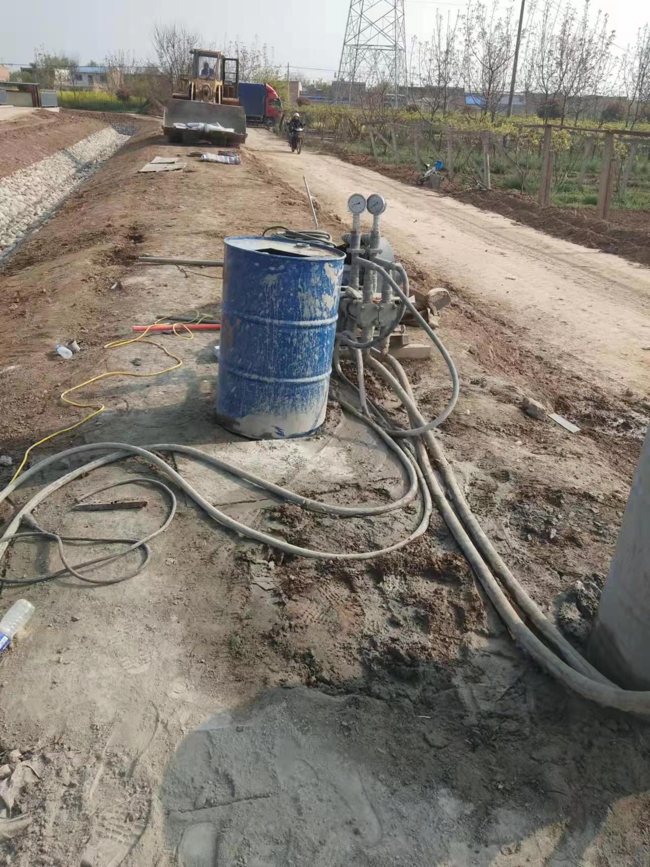 沙湖原种场顶管注浆