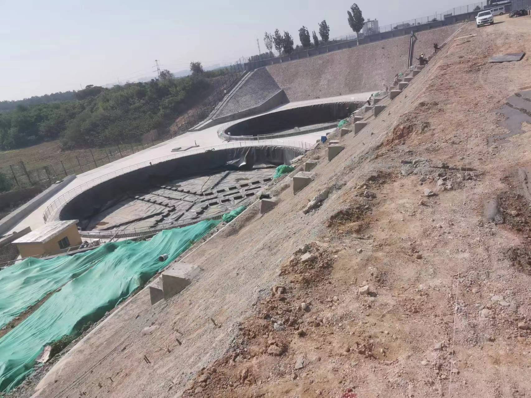 沙湖原种场地基注浆